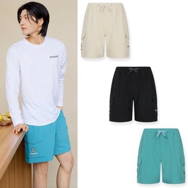 디스커버리 [24S/S] 디스커버리 DMSB75043 프레시벤트 남성 메인크루 카고 보드숏 래쉬가드 수영복 반바지