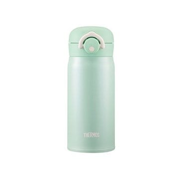 써모스 마이 디자인 보틀 원터치 타입 시즌2 350ml 그린화이트