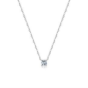 14K/18K  랩다이아몬드 1부 4프롱 목걸이(LN3002)