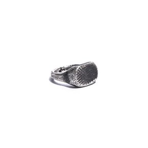 SILVER SIGNET SQUARE RING