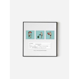 그레이트 바이브 인테리어 포스터_WatermeLonely (400 x 400 정사각)