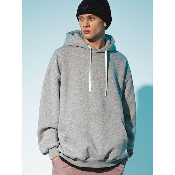 뉴데일리 무지 후드 그레이 HHHD3510