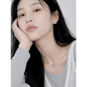 [SET] Curve knot earrings + Curve knot necklace / 커브 노트 귀걸이 + 커브 노트 목걸이 세트