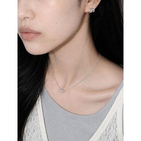 [SET] Curve knot earrings + Curve knot necklace / 커브 노트 귀걸이 + 커브 노트 목걸이 세트