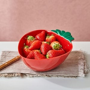 모던하우스 [여름세일30%] 팝팝프루츠 멜라민 딸기모양볼 18CM
