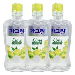 라임 구강청결제 380ml X 3개