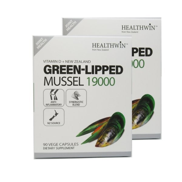 뉴질랜드 헬스윈 초록입홍합 GLM 19000mg 90캡슐 2개