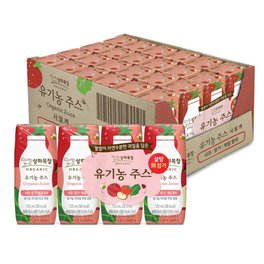매일 상하목장 유기농주스 사과 딸기 케일 125ml 24팩