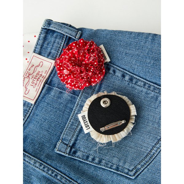 lotsyou_Rowan Flower Brooch Small Red