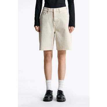 타미진스 여성 코튼 트윌 버뮤다 팬츠 T32F1WPQ10TWT1 TOMMY JEANS