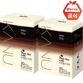 맥심 카누 트리플샷라떼 30T x2개