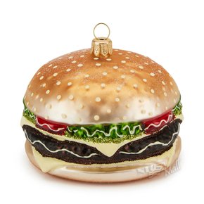 모마 뉴욕 버거 유리 홀리데이 장식 햄버거 MOMA NYC BURGER GLASS HOLIDAY ORNAMENT