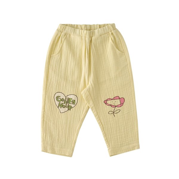 [여주점] 데님인더박스  -  플라워면팬츠  7512141001