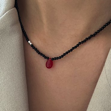 프리모떼 PRN188 STONE JELLY NECKLACE