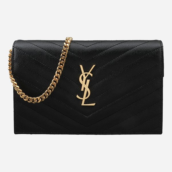 [시흥점] 6S 857605 BOW01 1000 카산드라 체인 크로스백 골드 블랙