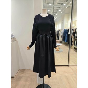 플라스틱아일랜드 [부산점] SET 볼레로 니트가디건+ 니트 우븐믹스원피스(PQ1KO231)O