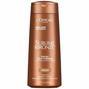 로레알 서브라임 브론즈 틴티드 셀프 태닝 로션 미디움 LOreal Tanning Lotion 6.7oz(200ml)