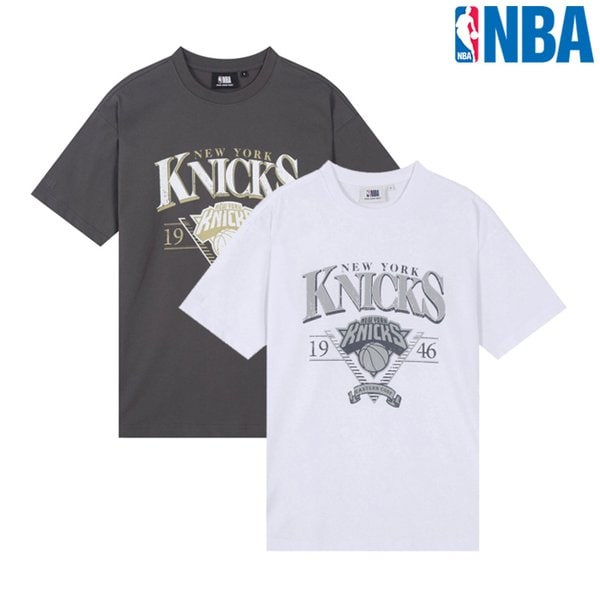 [여주점] 공용 NYK 크랙 아트웍 반팔 티셔츠(N252TS053P)