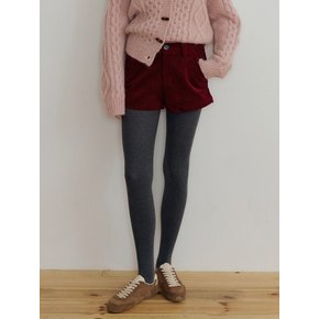 corduroy mini pants 294 (wine)