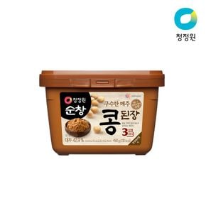 F)청정원 메주 콩된장 450g(사각)[32113636]