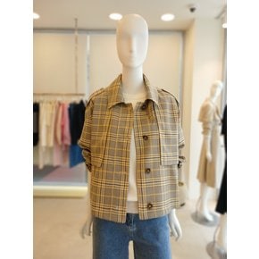 [여주점] [더 아이잗] 여성 루즈핏 플랩 장식 숏 재킷(IR2A0JK051)