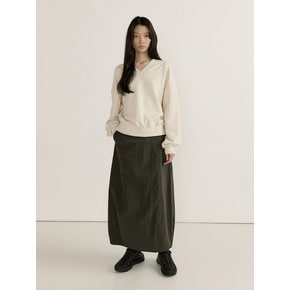 STITCH BALLOON LONG SKIRT (3COLOR)