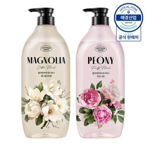샤워메이트 플라워부케 바디워시 900ml ,2개