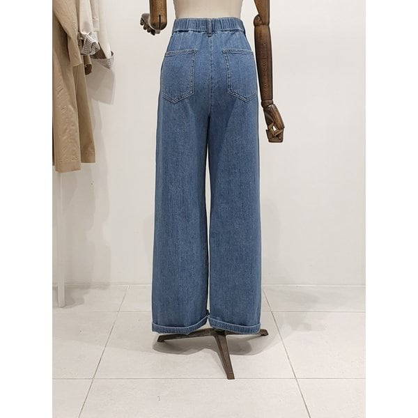 [파주점] 쥬크 주크 뒷밴딩 와이드 데님 팬츠 V262PSA945