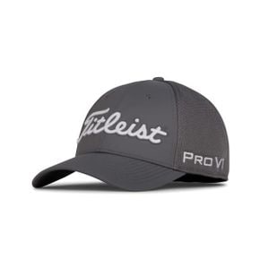 미국 타이틀리스트 골프모자 Titleist Mens Tour Sports Mesh Golf Hat Charcoal/White L/XL 138