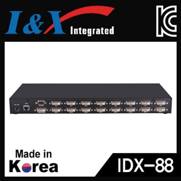 분배기 tv분배기 아이앤엑스 DVI 매트릭스 IDX-88 8대8