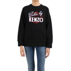 여성 컬러 바이 맨투맨 F862SW732952 블랙 COLOR BY KENZO SWEATSHIRT