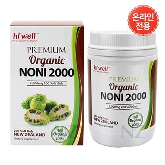  하이웰 프리미엄 오가닉 노니 2000mg 200정