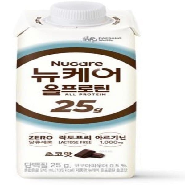 대상웰라이프 뉴케어 올프로틴 초코맛 245ml