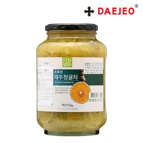 초록원 제주 청귤차2kg 청귤청 액상차 청귤에이드