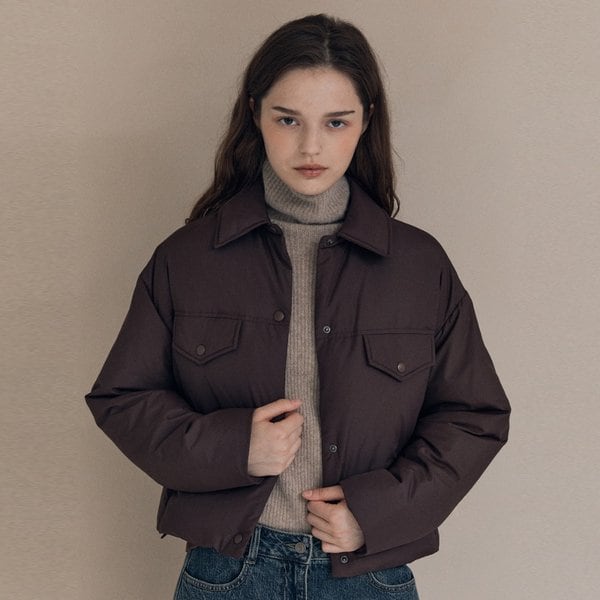 [여주점] 올앤선드리 셔츠 카라 숏다운 A5W9F803