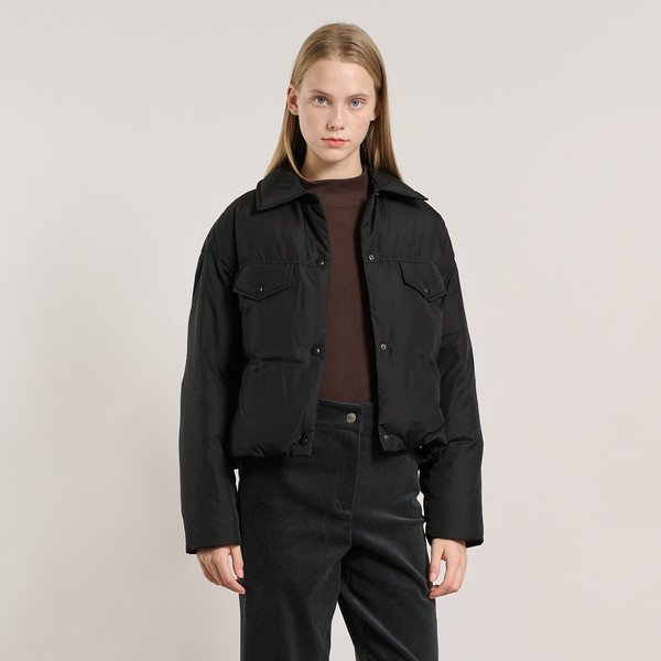 [여주점] 올앤선드리 셔츠 카라 숏다운 A5W9F803