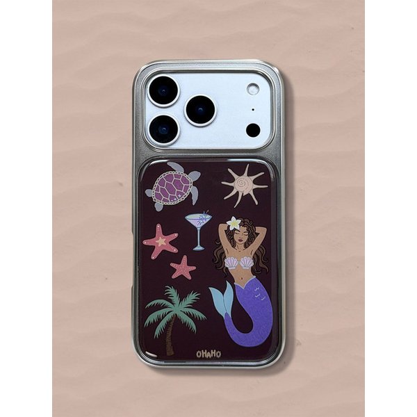 Mermaid Phone case 실버 (에폭시/글라스/맥세이프 글라스)