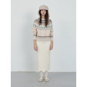 Soft Multi-Ribbed Knit Skirt (2color)