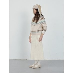 Soft Multi-Ribbed Knit Skirt (2color)