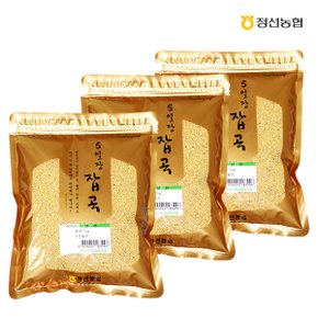 [명절 후 배송] [정선농협] 오일장잡곡 기장쌀 500gx3봉(1.5kg)