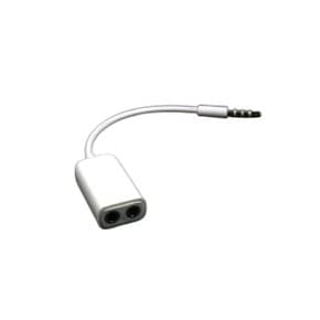 [A3690] Coms A사 iOS 8Pin (8핀) 스마트폰 ST 4극 Y 케이블 10cm - 1개의 선을 2개로 분배