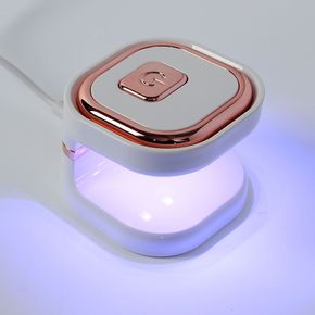 USB 휴대용 미니 UV LED 젤네일 램프 화이트 네일