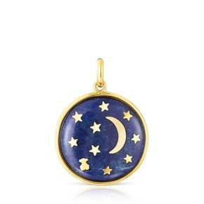 Magic Nature lapis lazuli moon disk large pendant/팬던트/111374530