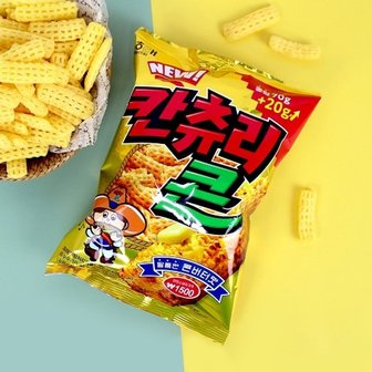  해태 칸츄리콘 90g 콘버터맛 / 봉지과자 스낵 간식_