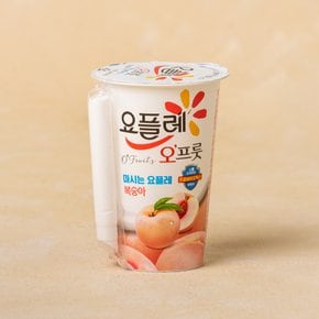 요플레 오프룻 복숭아 180ml