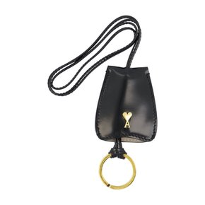 [해외배송] 파리 파리 CLOCHE 키링 아미 파리 레더 블랙 USL718.AL0139-001 B0732010723