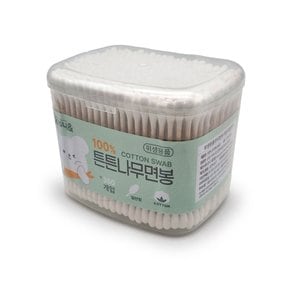 원터치 사각면봉 350p 위생용품 대용량 위생면봉 휴대간편