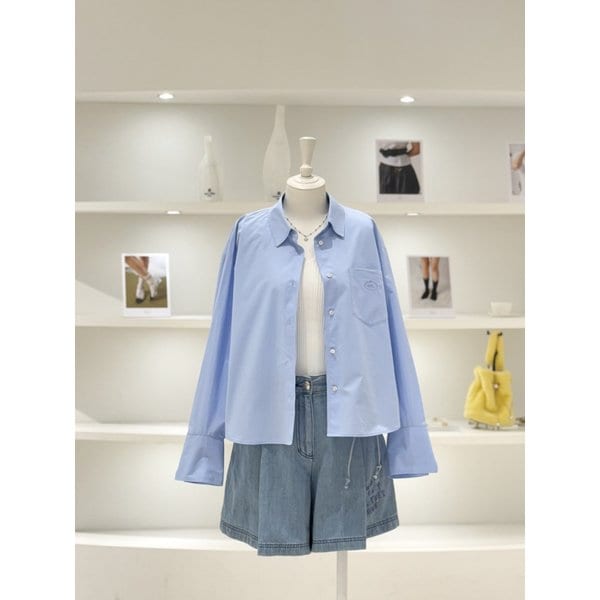 [여주점] 여성 베이직 코튼 셔츠 (L262MSC044)