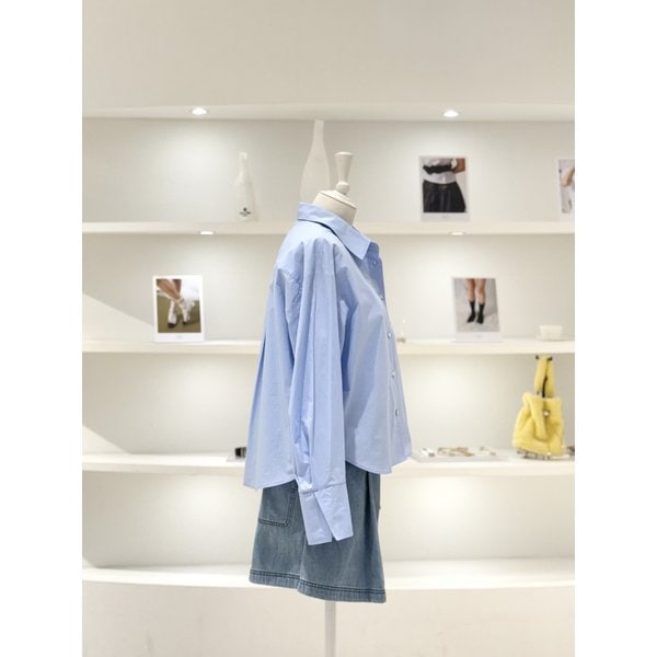 [여주점] 여성 베이직 코튼 셔츠 (L262MSC044)