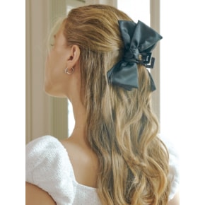 beloved ribbbon claw clip_black